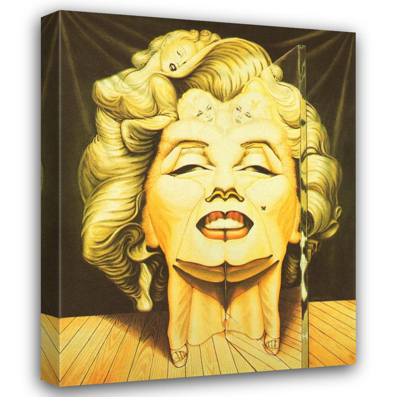 Marilyn in the Mirror, 18" H x 14" W