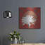 «Morning Chrysanthemum IV» par Kathrine Lovell, art mural en métal, 24 po x 24 po-1848307932