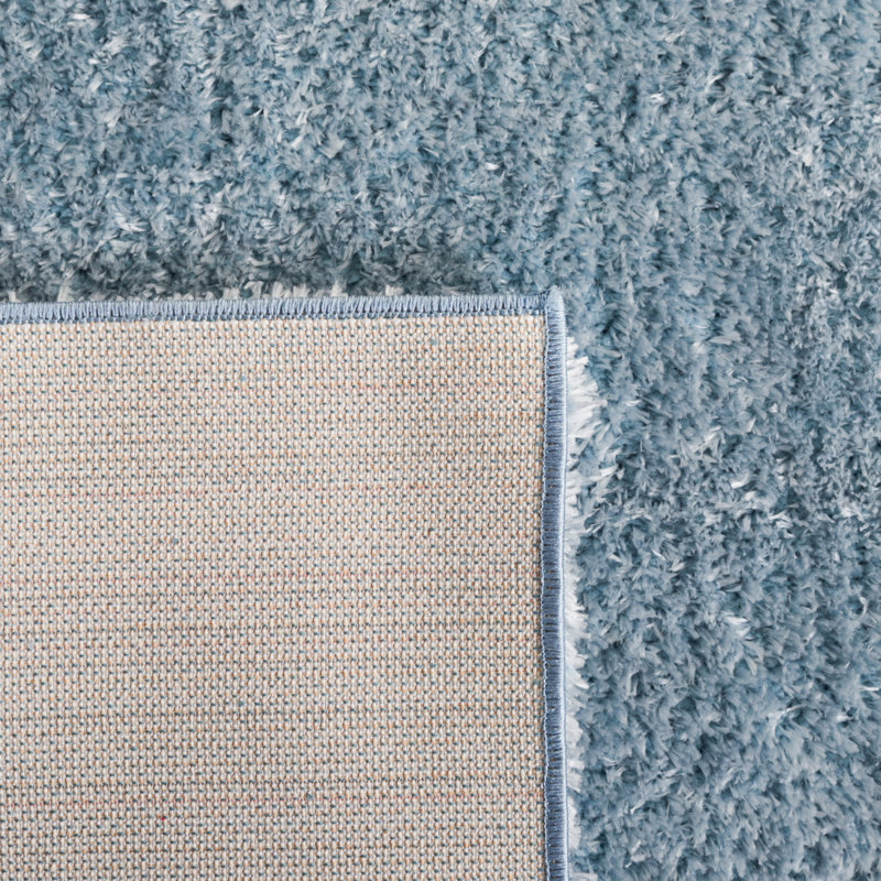 Corfu Tahoe Shag Performance Solid Color Rug, Rectangle 4' x 6'
