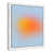 White Slim Unmatted Picture Framed
