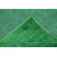 Tapis vert vibrant de style rétro 5 x 7 avec des motifs complexes