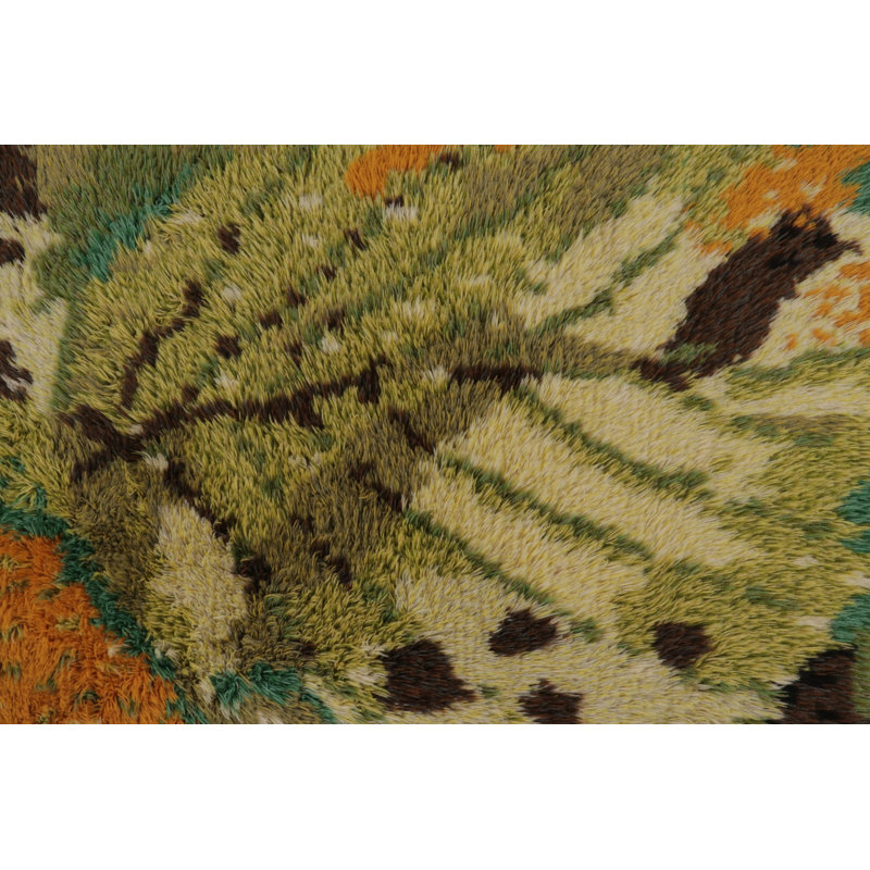 Vintage One-of-a-Kind 4'8" X 6'6" Hand Knotted Area Rug