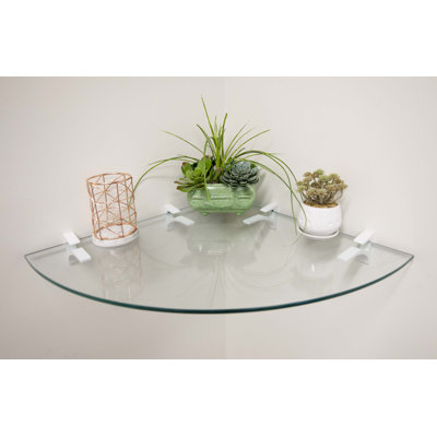 Glass Corner Shelf