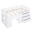 Lit mezzanine simple avec armoire et tablette-621213595