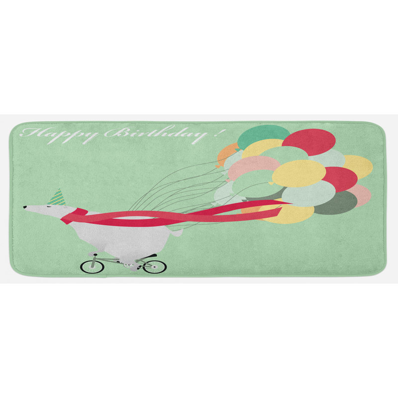 Tapis de cuisine ours polaire