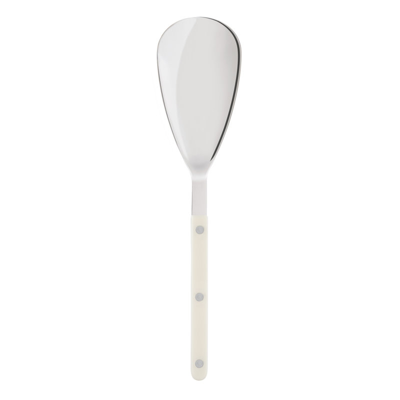 Bistrot Solid Serving Spoon, Ivory