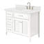 Meuble-lavabo simple 42,25 po avec comptoir en quartz Bodhin-136002533