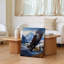 Toile, "Un majestueux aigle s'envole gracieusement sur fond d'art imposant"-1785532111