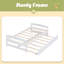 Lit plateforme simple avec lit gigogne simple-1242811849
