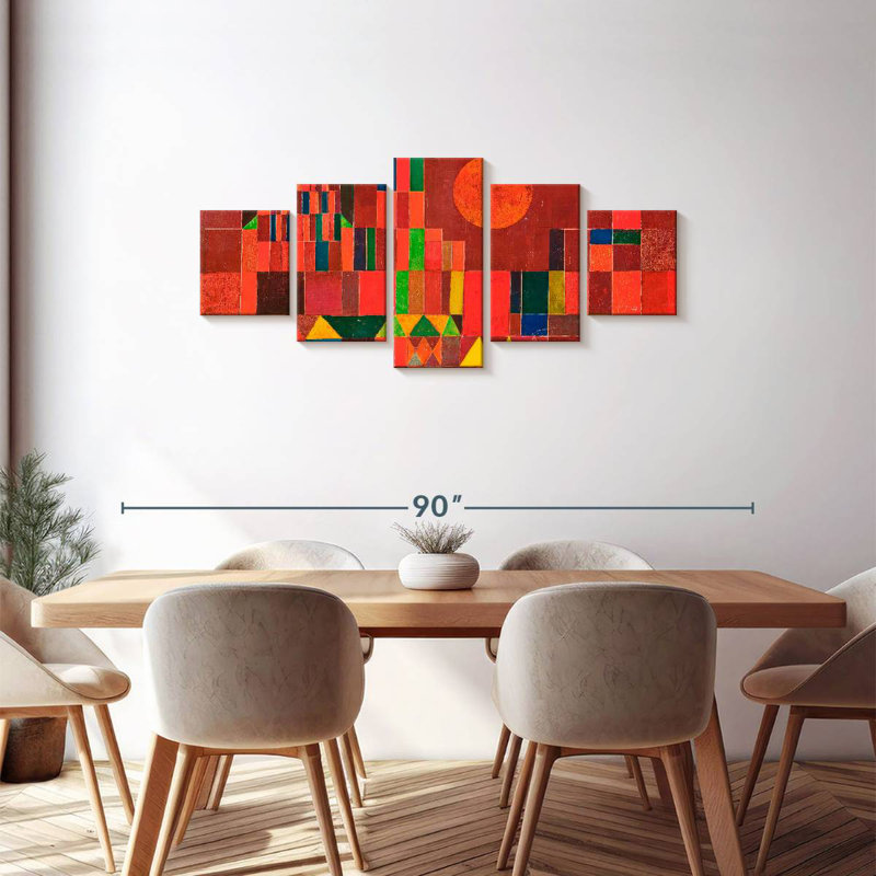 Geometric Wallie, H 30 po x l 68 po