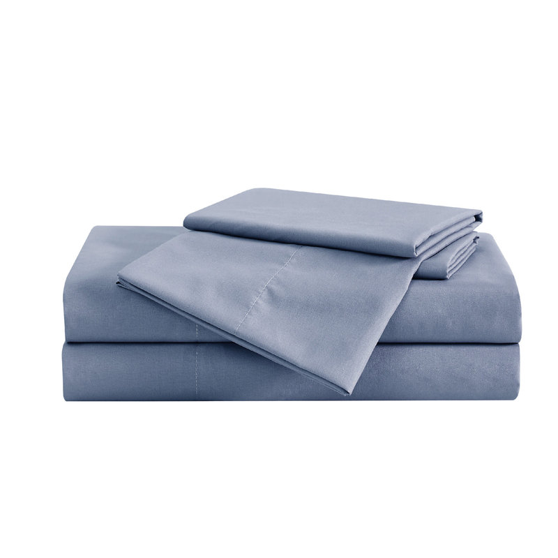 Truly Soft Garment Wash Solid, Queen Sheet Set with 4 Additional  Pieces, Blue
