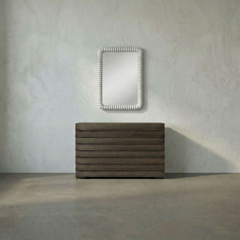 Toshi Rectangle Solid Wood Mirror