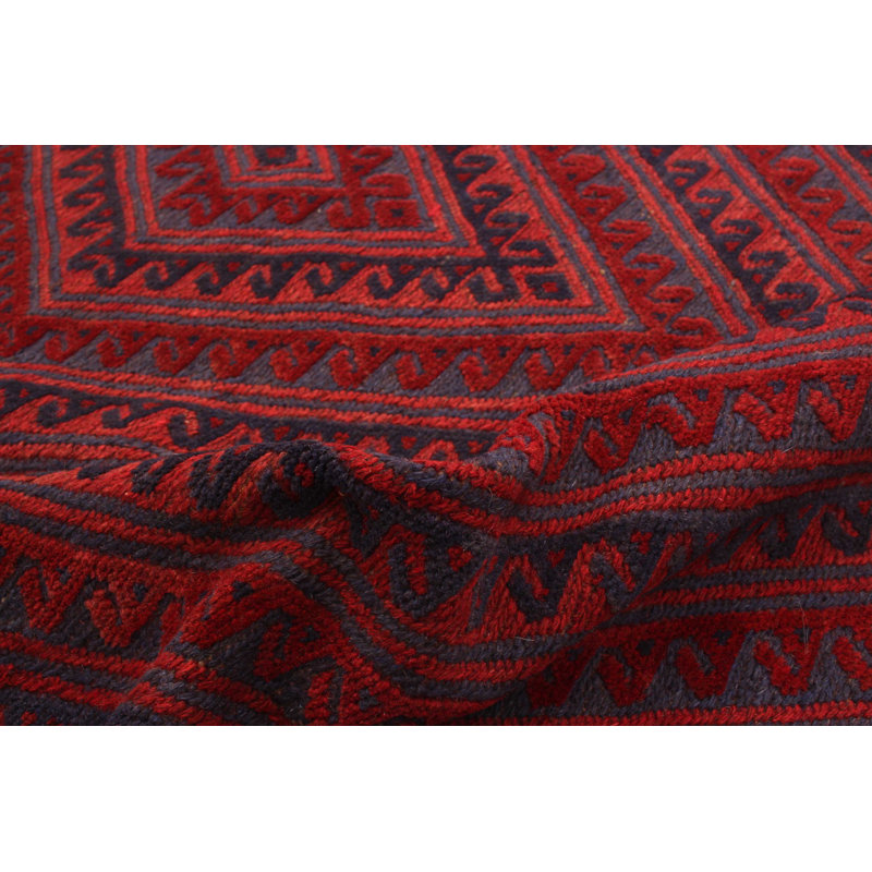 Tapis de zone one-of-kind-noué la 2010 rouge tadjik 4 pi 11 po x 6 pi de la laine de laine 3 po Westbrooke