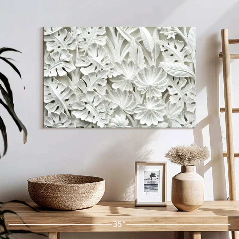 Harnek plâtre blanc, H 16 po x l 24 po