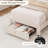 Twin Bed Frame with Storage, Upholstered LED Bed Frame with Headboard, Cute Velvet Platform Bed Frame for Kids, Girls, Solid Wood Slats Support, No Box Spring Needed, Easy Assembly, White