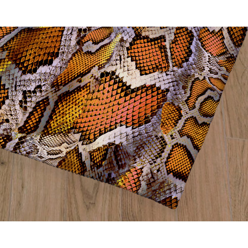 Python Low Pile Carpet Straight Rectangular Chair Mat, 9' x 12'