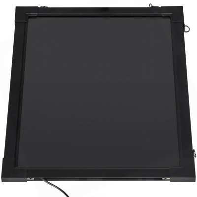 LED Message Writing Board, 16"X12" Illuminated Erasable Lighted Chalkboard, Neon Effect Menu Sign Board, Drawing Board With 8 Fluorescent Chalk Markers And Remote Control, For Home Wedding Shop