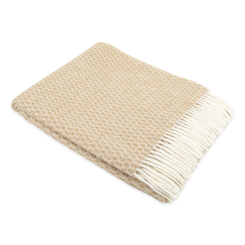 Koepke Throw Blanket, Beige