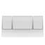 Tableau d'affichage 3 pi x 2 pi avec tableau blanc en acrylique Visuall-11138958