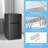 Electactic 3.1 Cu.ft Mini Fridge With Freezer - Compact Refrigerator For Dorm, Office & Rv, Adjustable Thermostat (32°F-50°F Fridge/-1°F-3°F Freezer),Removable Glass Shelves-114487773