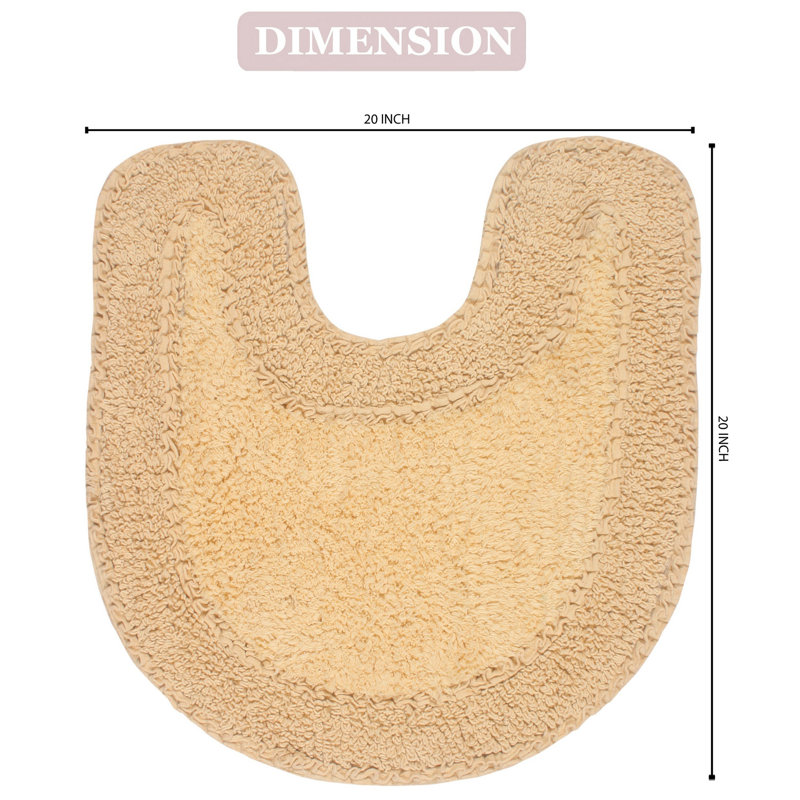Tapis en coton Concetta, Jaune