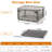 2 Packs Foldable Storage Bins Collapsible Storage Box Organizer Stackable Toy Container with Double Doors Top Lid Rolling Wheels for Clothes Toys Book-1325329005