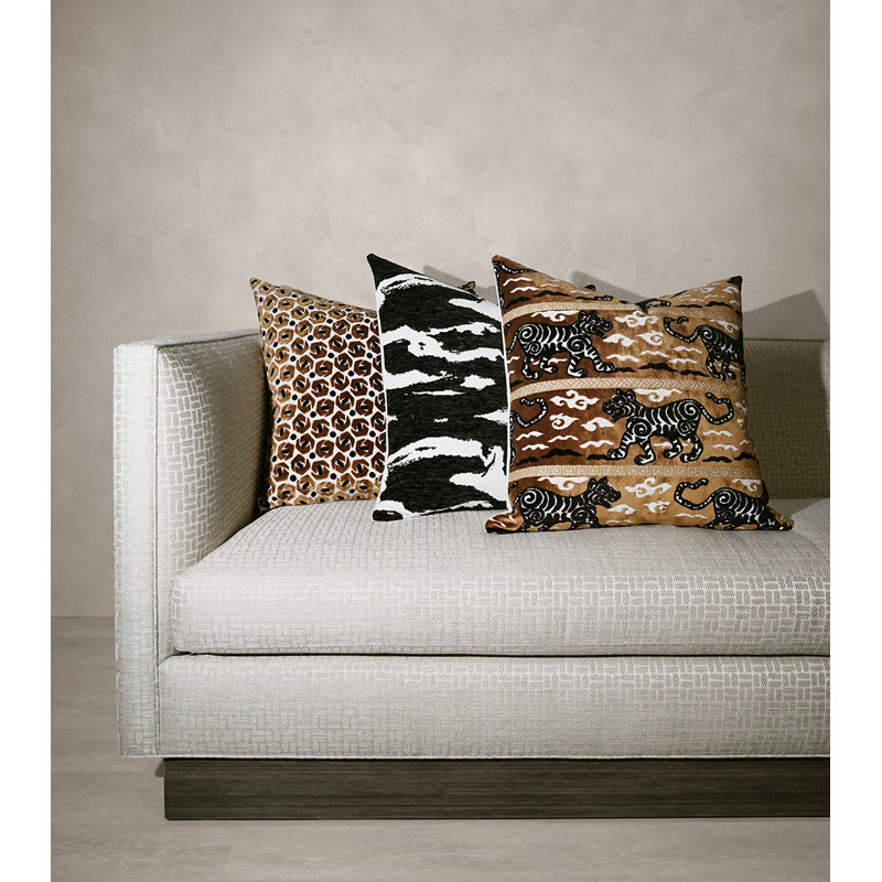 Katana Square Pillow Cover & Insert, Square 24", Topaz