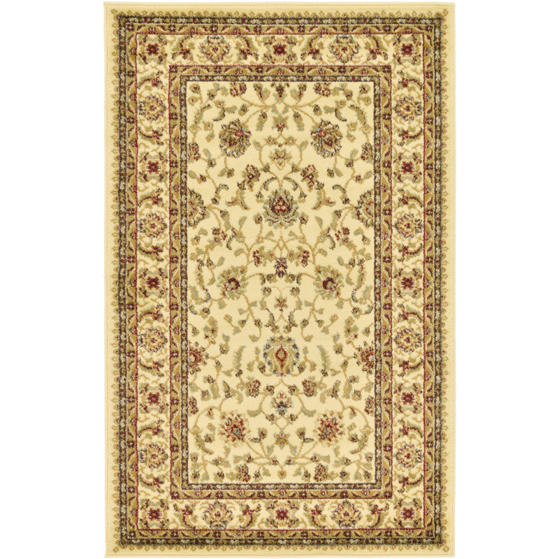 Tapis oriental Niles, Crème, Rectangle 3 pi 3 po x 5 pi 3 po