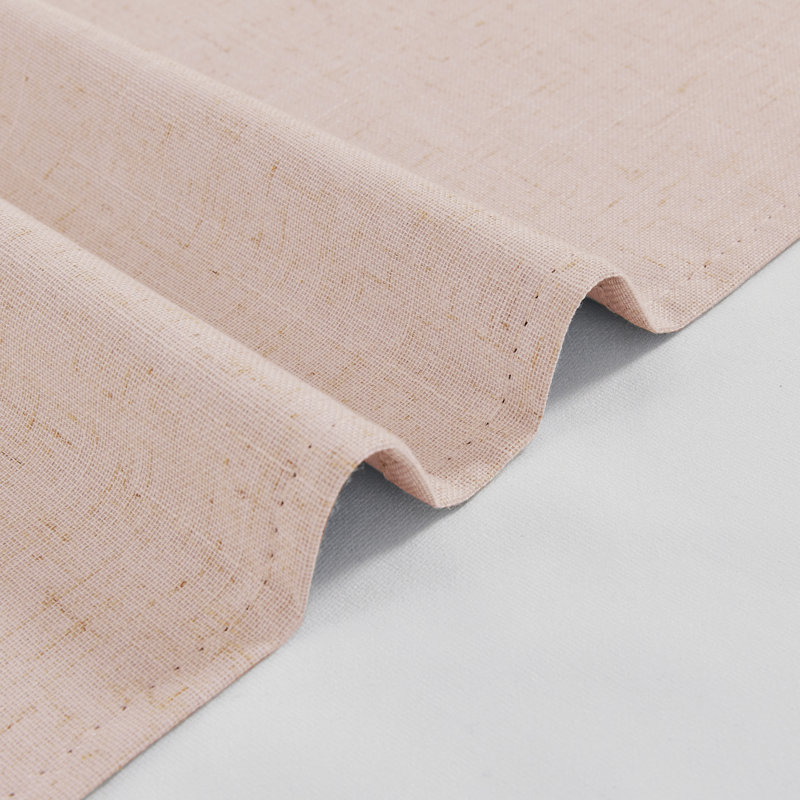  Panneau de rideau à œillets en lin de couleur unie 100% imperméable et occultant Leming (ensemble de 2), L 52 po x L 90 po