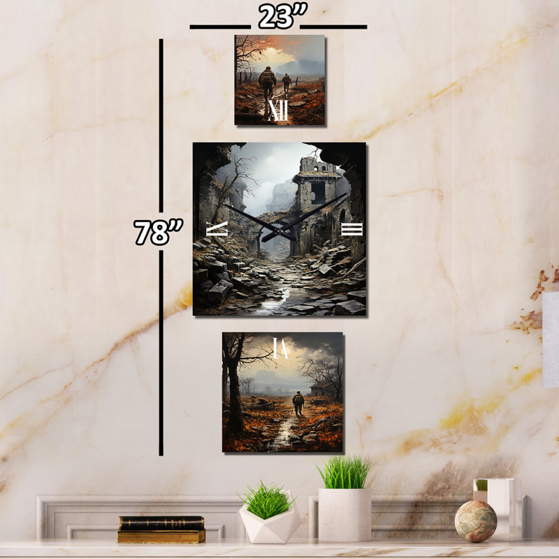 Gilbrook Metal Wall Clock