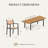 Dugas Bertha FSC Wood, Resin Outdoor Patio Extendable Dining Set-111010388