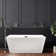 51.2'' x 27.6'' Freestanding Soaking Acrylic Bathtub