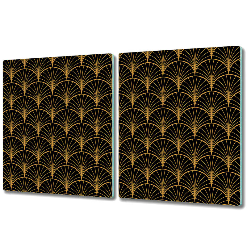 Darrie Abstract Regular Pattern Vintage Chopping Board, 30cm L x 52cm W