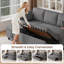 3 Seater Fabric Sofa Bed-861741563