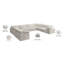 Canapé modulaire réversible en velours Cozy-988167172