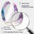 Violet Storm At The Horizon II - Purple Modern Oval Wall Mirror-1114983250