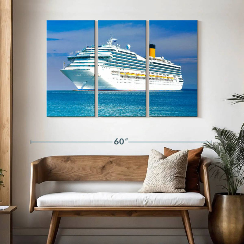 Mehar Large Ship, 32" H x 50" W