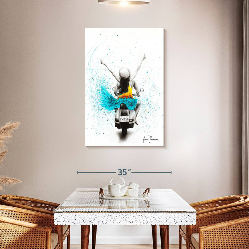 Le voyage vous attend, H 45 po x l 30 po