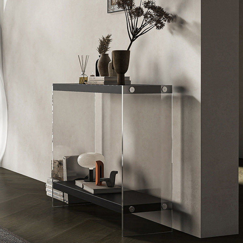 Console moderne et simple en bois massif