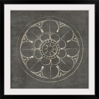 « rosette iii », reproduction d’impression grise