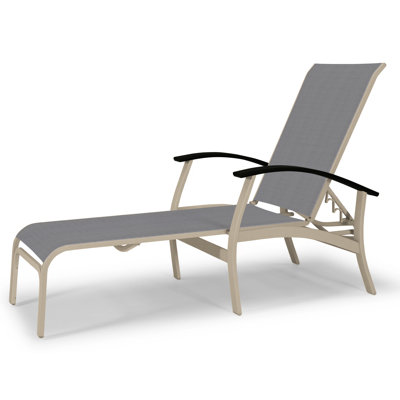 Askar Outdoor Rust-Resistant Metal Chaise Lounge