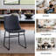 Chaises rétro en métal suède 4 pièces-684938603