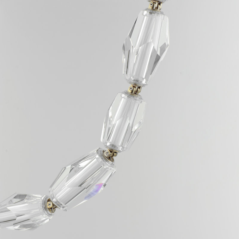 19 - Light LED Flush Mount, Gold