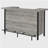 Menimen Grey Driftwood Freestanding Bar Unit