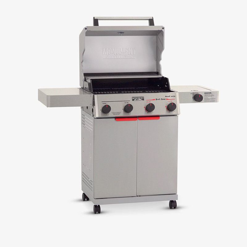 Mesa II 415BZ avec 3 grilles de cuisson en acier inoxydable