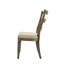 Ensemble de chaises d'appoint Parfield en tissu brun clair et finition chêne vieilli (ensemble de 2)