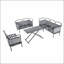 Ensemble de canapé modulaire d'extérieur 5 pièces 5 pièces