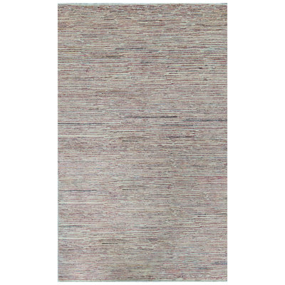 Hand-Knotted High-Quality Gray Area Rug