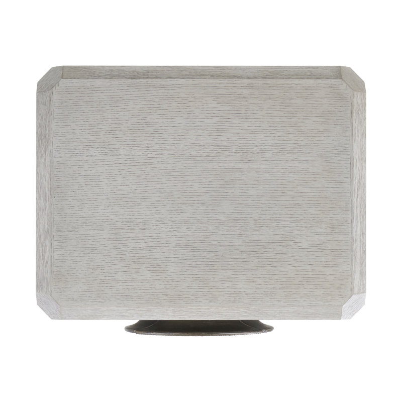 Spencer ST. James 3 - Drawer Nightstand, 26" H x 26" W x 20" D, Argento