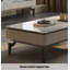 Table basse rectangulaire en pierre avec rangement-110976661